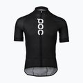 Férfi kerékpáros mez POC Essential Road Logo uranium black 5