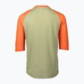 Férfi kerékpáros mez POC MTB Pure 3/4 prehnite green/zink orange 2
