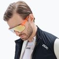 Kerékpáros szemüveg POC Elicit fluorescent orange translucent/clarity road gold 5