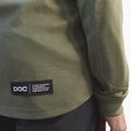 Férfi trekking pulóver POC Poise Crew epidote green 4
