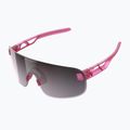 Kerékpáros szemüveg POC Elicit actinium pink translucent/clarity road silver