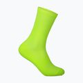 POC Fluo Sock Mid fluoreszkáló sárga/zöld kerékpáros zokni 5
