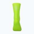 POC Fluo Sock Mid fluoreszkáló sárga/zöld kerékpáros zokni 6