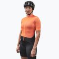 Női kerékpáros mez POC Essential Road zink orange 5