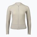 Női kerékpáros hosszú ujjú POC Essential Road light sandstone beige