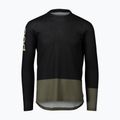 Férfi kerékpáros hosszú ujjú POC MTB Pure uranium black/epidote green