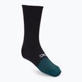 Kerékpáros zokni POC Flair Mid uranium black/dioptase blue