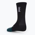 Kerékpáros zokni POC Flair Mid uranium black/dioptase blue 2
