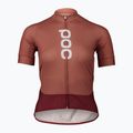 Női kerékpáros mez POC Essential Road Logo himalayan salt/garnet red 5
