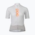 Női kerékpáros mez POC Essential Road Logo hydrogen white/granite grey 5