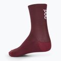 Kerékpáros zokni POC Seize Short garnet red 4