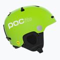 Gyermek síbukósisakok POC POCito Fornix MIPS fluorescent yellow/green 11