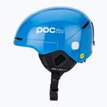 Gyermek síbukósisakok POC POCito Obex MIPS fluorescent blue 3