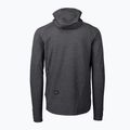 Férfi trekking pulóver POC Merino Zip Hood sylvanite grey melange 6