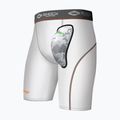 Férfi küzdősport rövidnadrág Shock Doctor AirCore Cup Compression white