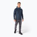Férfi trekking dzseki Peak Performance Rider Zip Hood kapucni tengerészkék G77244020 2