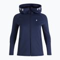 Női trekking pulóver Performance Rider Zip kapucnis kapucni tengerészkék G78834010
