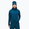 Férfi pulóver Peak Performance Rider Tech Zip Hood b42 infinity teel