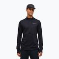 Férfi polár pulóver Peak Performance Trail Polartec Power Grid Half Zip black