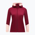 Női pulóver Peak Performance Rider Essentials Zip Hood Vertical Zenith/Peach Fuzz