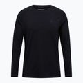 Férfi hosszú ujjú termikus aláöltözet Peak Performance Magic Crew Wool-Blend Baselayer black/black 3