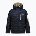 Férfi pehelykabát Peak Performance Helium Utility Down Hood black/sand fog