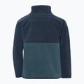 Gyerek polár pulóver Didriksons Monte 6 Half Button mountain blue 2