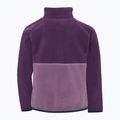 Gyerek polár pulóver Didriksons Monte 6 Half Button northern purple 2