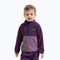 Gyerek polár pulóver Didriksons Monte 6 Half Button northern purple 3