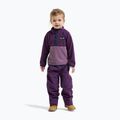 Gyerek polár pulóver Didriksons Monte 6 Half Button northern purple 4