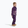Gyerek polár pulóver Didriksons Monte 6 Half Button northern purple 5
