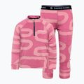Gyerek szett Didriksons Jadis Pr 5 path heather pink