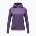 Női túra pulóver Peak Performance Light Zip Hood montana grape 5