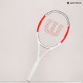 Wilson Six.One Lite 102 CVR teniszütő piros és fehér WRT73660U 8