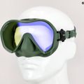 Tusa Zeense Pro búvármaszk zöld-kék M1010S 8