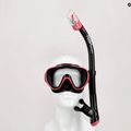 TUSA Serene maszk + snorkel búvárszett rózsaszín UC-1625 7