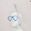 Cressi Gyermek Snorkel Set Perla Jr maszk + Minigringo Snorkel Clear Blue DM101220 10