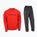 Gyermek edzőruha CCM Locker Suit JR piros