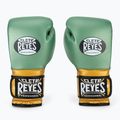 Boxkesztyű Cleto Reyes Velcro Sparring metalic green/gold wbc 2