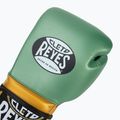 Boxkesztyű Cleto Reyes Velcro Sparring metalic green/gold wbc 5