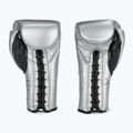 Boxkesztyű Cleto Reyes Lace Up Sparring silver 3