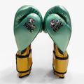 Boxkesztyű Cleto Reyes Velcro Sparring metalic green/gold wbc 2