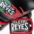 Boxkesztyű Cleto Reyes Velcro Sparring black/red/white green red 5