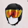 Sí sisak Alpina Attelas Visor QVM black matte 5