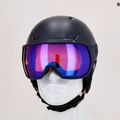 Női síbukósisak Salomon Icon Lt Visor tengerészkék L41199800 9