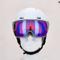 Női síbukósisak Salomon Icon Lt Visor fehér L41199700 9