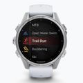 Óra Garmin Fenix 8 43 mm Amoled silver/white stone