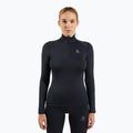 Női termoaktív felső ODLO Fundamentals Active Warm Bl Top Turtle Neck black