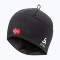 Téli sapka ODLO Polyknit Fan Warm black/norwegian flag 2