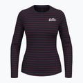 Női termoaktív felső ODLO Warm Originals Stripes Bl Top Crew Neck dark saphire 4